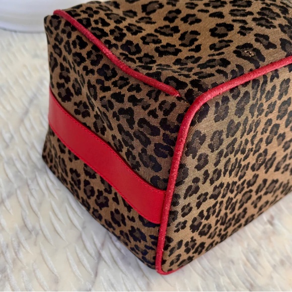 Authentic Fendi Vintage Leopard Print Vanity Bag - Picture 8 of 14